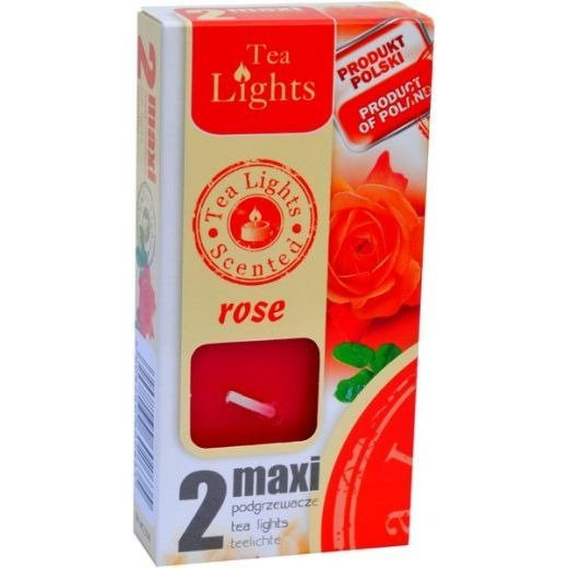 Admit Scented Maxilights podgrzewacze zapachowe typu maxi 59 mm ~ 10 h 2 szt - Rose